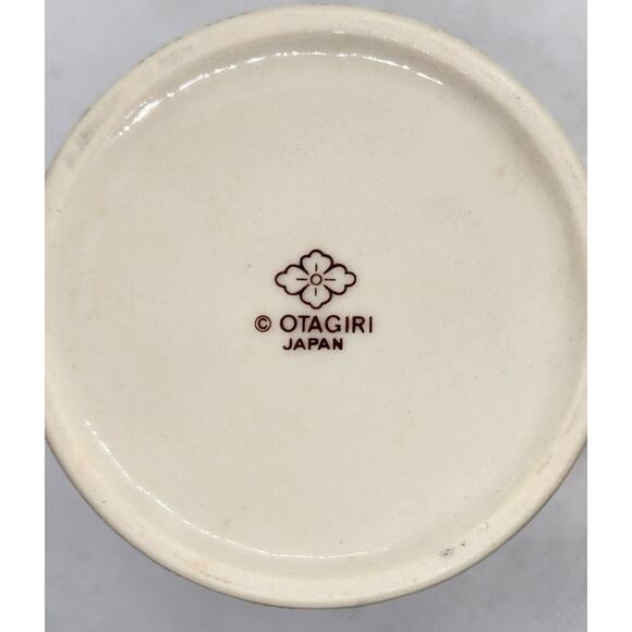 CUP/MUG -OTAGIRI-Japan-Pink Blue Iris Flower-Gold Trim - Picture 5 of 15